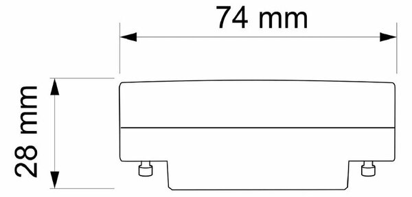 Goldlux led žárovka 1x8 W 3000 K GX53 327086