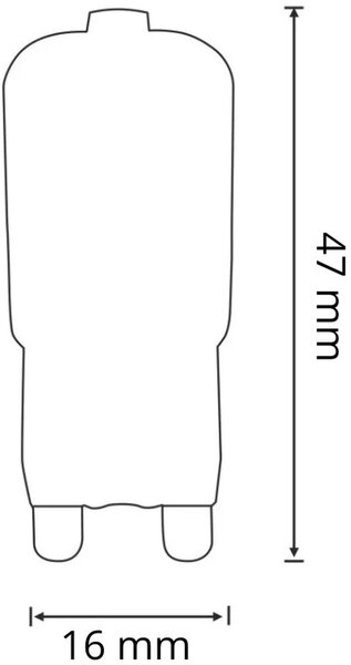 Goldlux Platinum led žárovka 3x2.5 W 3000 K G9 306784