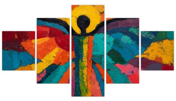 Obraz - Malovaný anděl (125x70 cm)