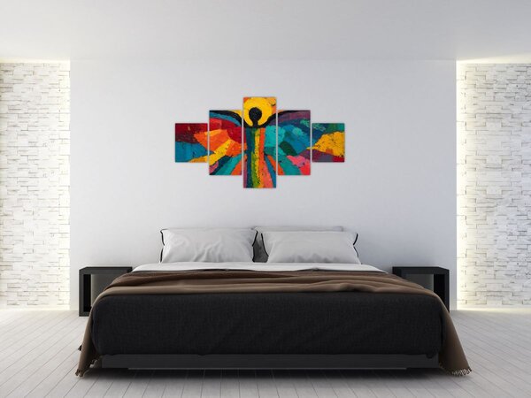 Obraz - Malovaný anděl (125x70 cm)