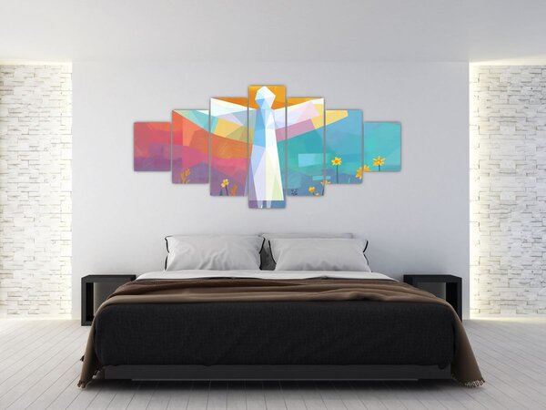 Obraz - Strážce květin (210x100 cm)