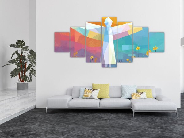 Obraz - Strážce květin (210x100 cm)