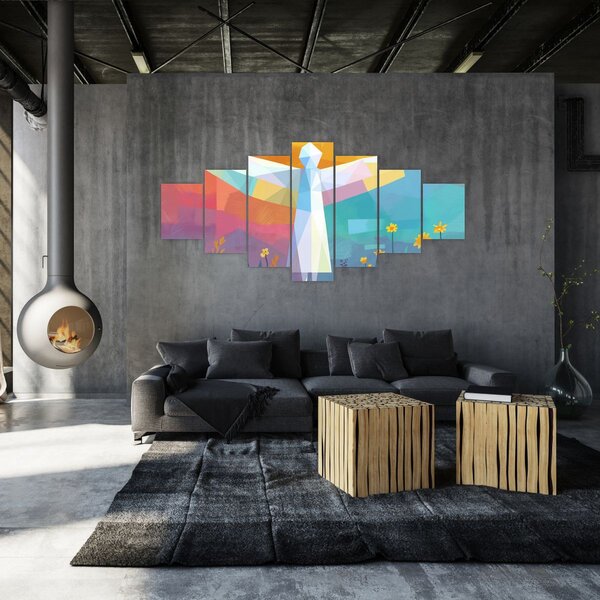 Obraz - Strážce květin (210x100 cm)