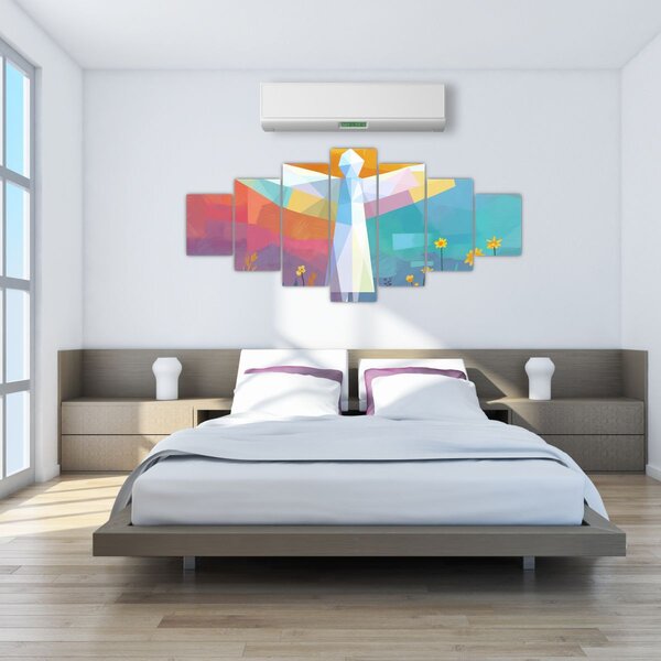 Obraz - Strážce květin (210x100 cm)