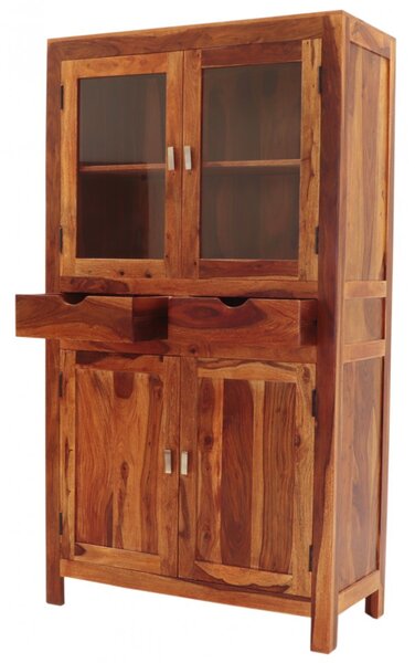 Vitrína Amba 100x180x45 z indického masivu palisandr