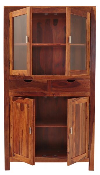 Vitrína Amba 100x180x45 z indického masivu palisandr