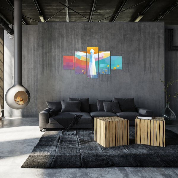 Obraz - Strážce květin (125x70 cm)