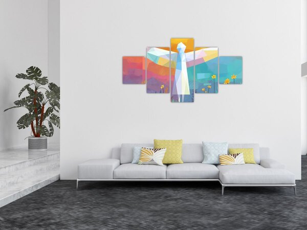 Obraz - Strážce květin (125x70 cm)