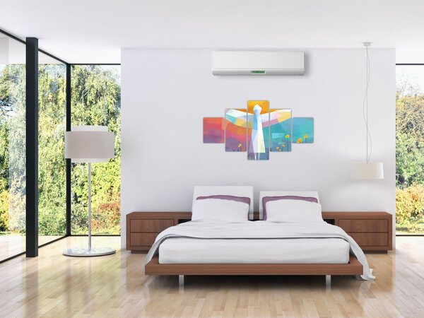 Obraz - Strážce květin (125x70 cm)