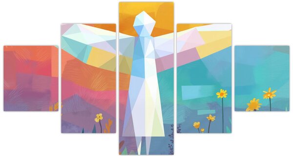Obraz - Strážce květin (125x70 cm)