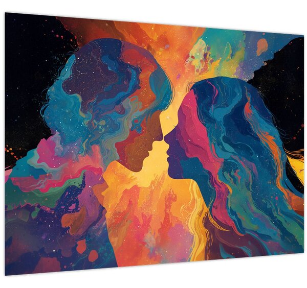 Obraz - Vesmírná láska (70x50 cm)