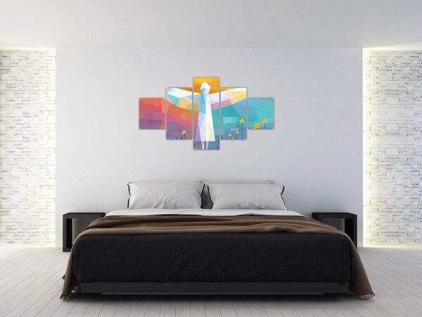 Obraz - Strážce květin (125x70 cm)