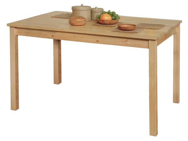 Jídelní stůl 7848 nelakovaný, 118 x 75 cm, , borovice