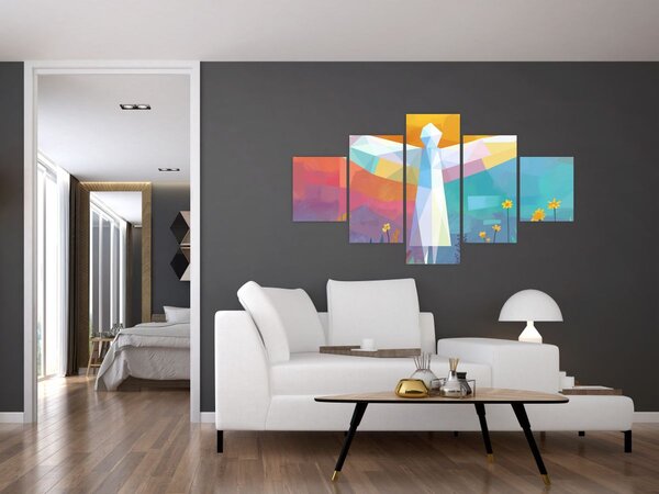 Obraz - Strážce květin (125x70 cm)