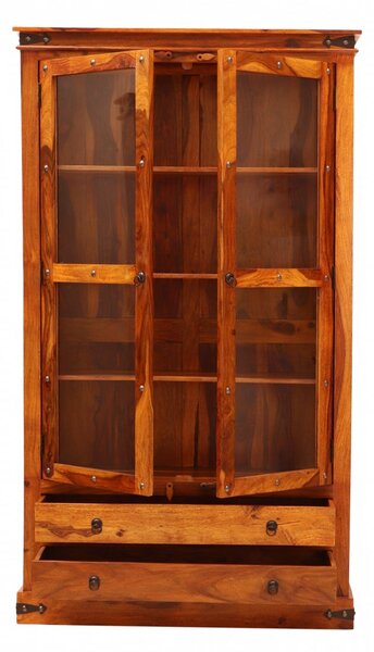 Vitrína 100x200x45 Jali z indického masivu palisandr