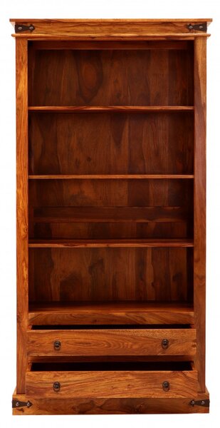 Knihovna 100x200x45 Jali z indického masivu palisandr