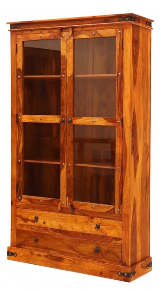 Vitrína 100x200x45 Jali z indického masivu palisandr
