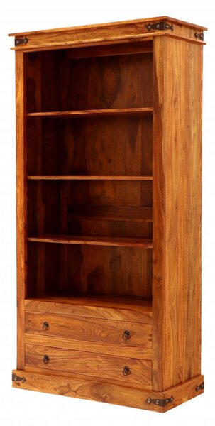 Knihovna 100x200x45 Jali z indického masivu palisandr