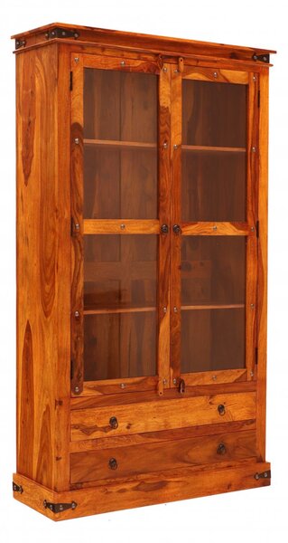 Vitrína 100x200x45 Jali z indického masivu palisandr