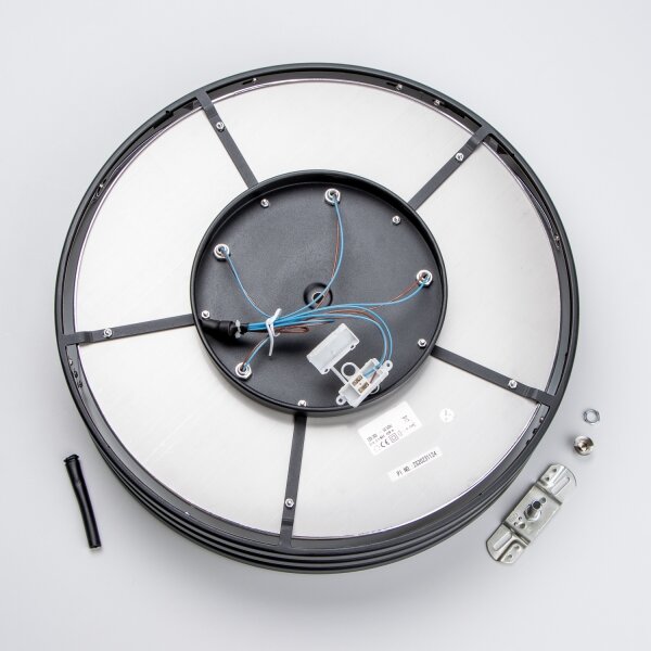 Brilagi - LED Křišťálové stropní svítidlo VELURE 5xE14/40W/230V černá
