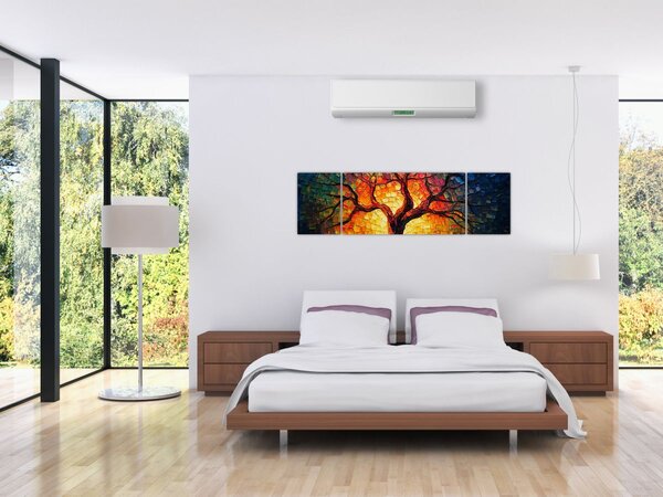 Obraz - Strom života v mozaice (170x50 cm)