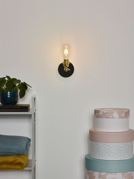 Lucide 08223/01/01 - LED nástěnné svítidlo RETRO 1xE27/5W/230V mosaz