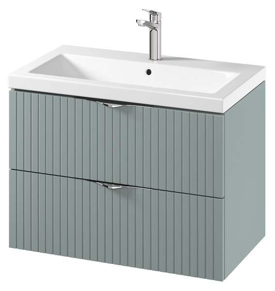 Cersanit Tirso umyvadla se skříňkou 80 cm zelená S801-540