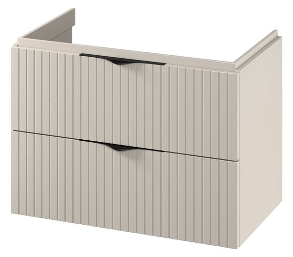 Cersanit Tirso skříňka 79.4x44.7x57.2 cm pod umyvadlo závěsná cappuccino-béžová S1015-003