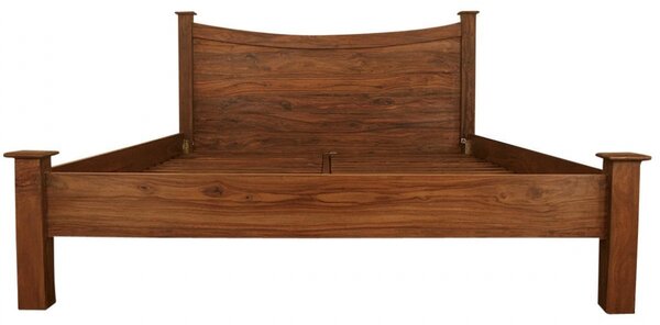 Postel 90x200 Rami z indického masivu palisandr