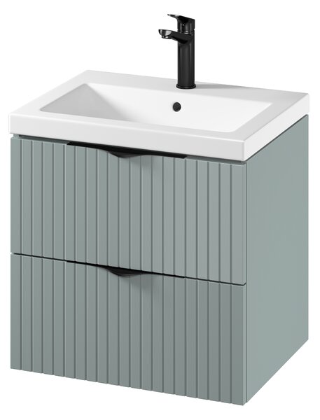 Cersanit Tirso skříňka 59.4x44.7x57.2 cm pod umyvadlo závěsná modrá-zelená S1015-015