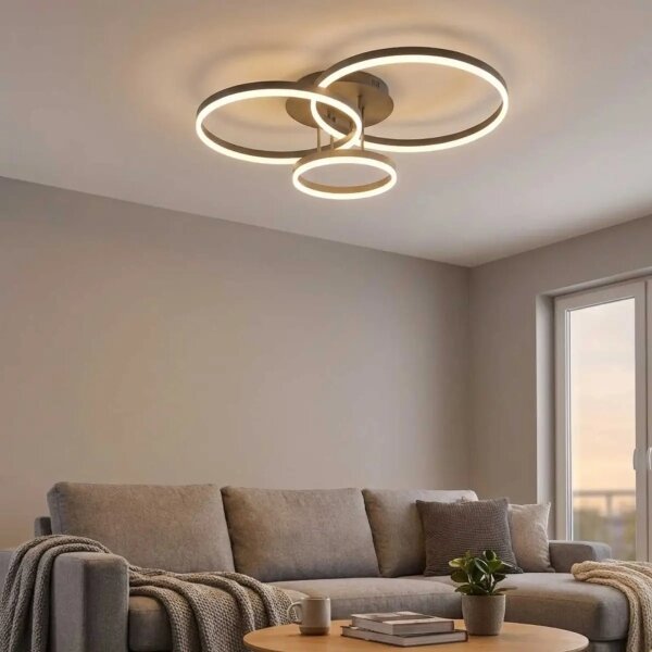 LED Stropní svítidlo VAASA LED/58W/230V 3000K černá