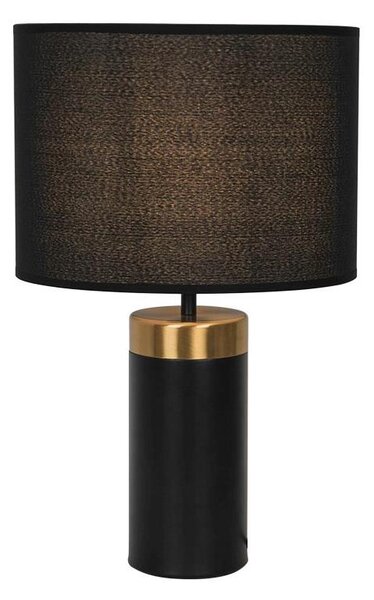 Stolní lampa LUCIANO 1xE27/40W/230V černá/zlatá