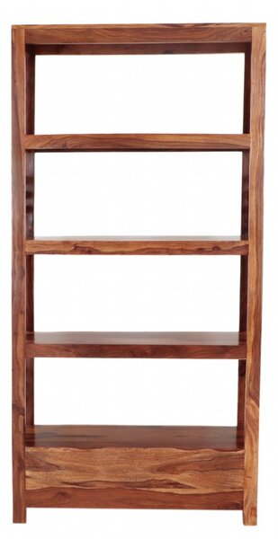 Knihovna Kali s volnými zády 90x180x35 z indického masivu palisandr