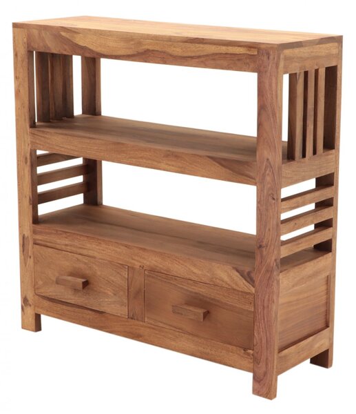 Knihovna Kali 90x90x35 z indického masivu palisandr
