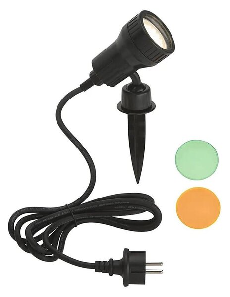 Briloner - LED Venkovní lampa TERRA 1xGU10/3W/230V IP44 černá