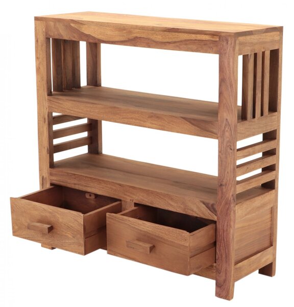 Knihovna Kali 90x90x35 z indického masivu palisandr