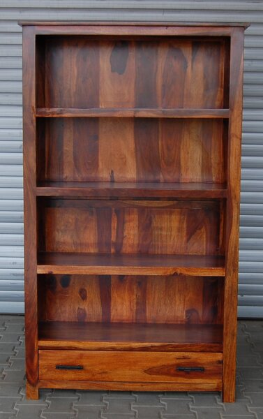 Knihovna Rami 90x180x35 z indického masivu palisandr