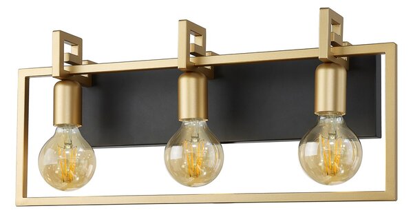 Italux WL-44003-3-BK-GD Primero E27