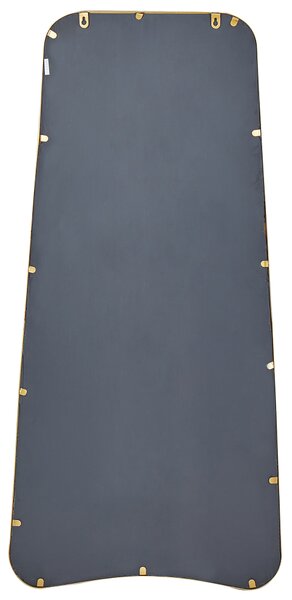 Zrcadlo LEVET 58 cm 122 cm Kov Zlatá