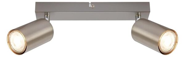 Briloner 2172-022 - Bodové svítidlo SPOT 2xGU10/9W/230V matný chrom