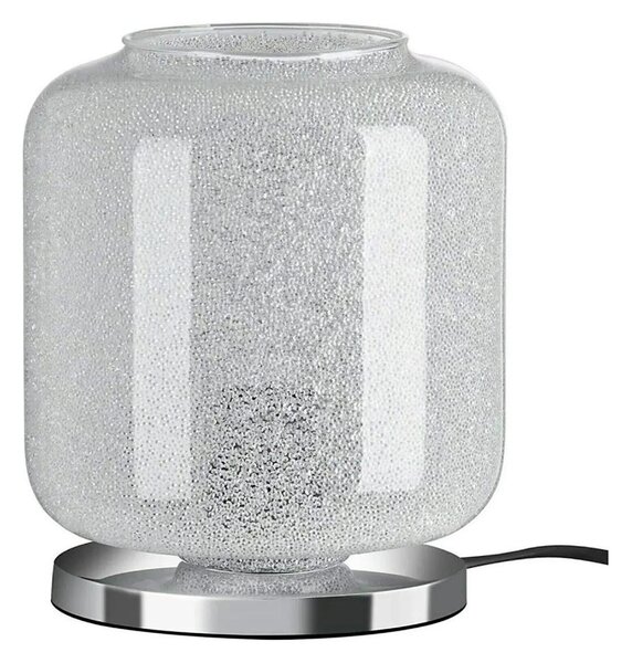 Briloner 7011-018 - Stolní lampa COLD 1xE27/40W/230V čirá/lesklý chrom