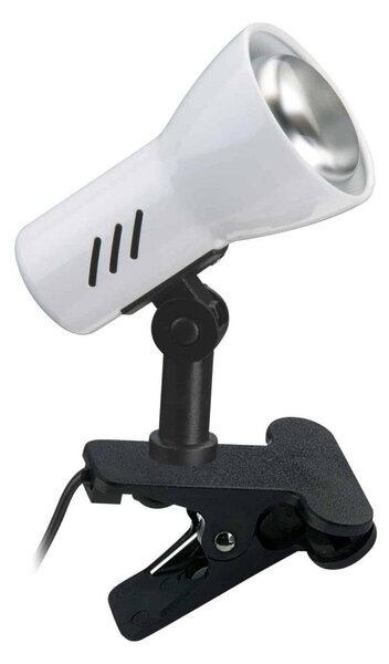 Briloner 2794/016P - Lampa s klipem 1xE14/40W/230V černá/bílá