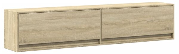Nástěnná TV skříňka s LED dub sonoma 180 x 31 x 38 cm 3307949