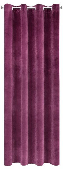 ZATEMŇOVACÍ ZÁVĚS NA KROUŽCÍCH RIA 140X250 CM FIALOVÁ