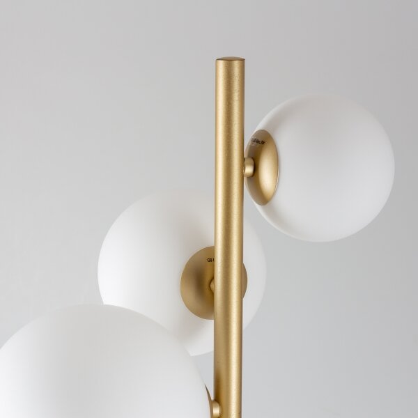 Brilagi - LED Stojací lampa MILLA 7xG9/3W/230V zlatá/bílá