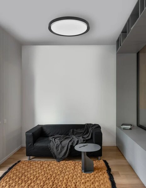 LED stropní svítidlo Troy 56 černé