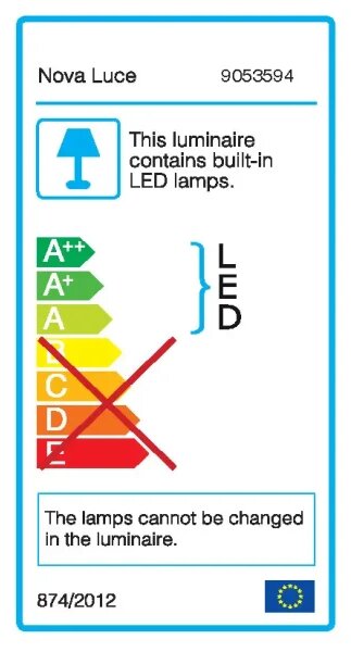 LED stropní svítidlo Troy 56 černé