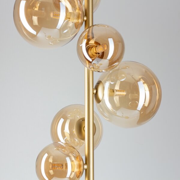 Brilagi - LED Stojací lampa MILLA 7xG9/3W/230V zlatá