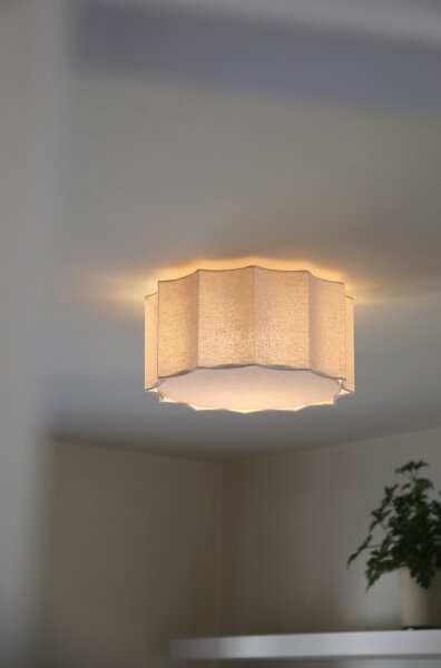 Markslöjd 109134 - Stropní svítidlo OLEA 2xE27/11W/230V pr. 35 cm len