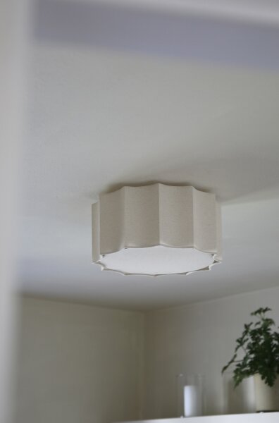 Markslöjd 109134 - Stropní svítidlo OLEA 2xE27/11W/230V pr. 35 cm len